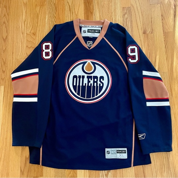 SOLD Men's RbK NHL Oilers Hockey Jersey Gagner, Sz XL - Picture 4 of 13